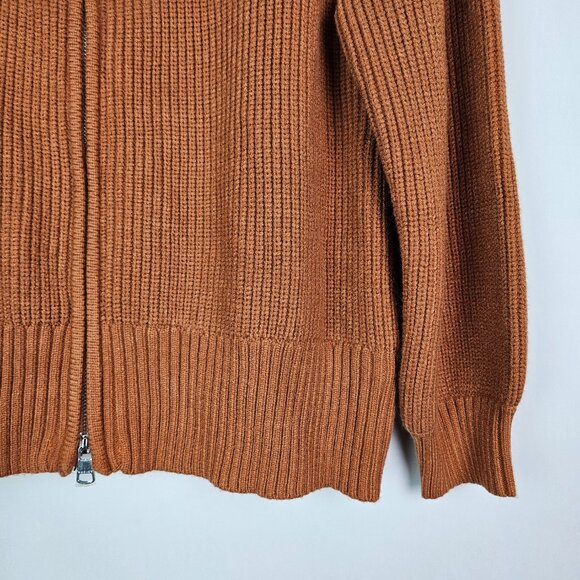 Varley Alys Fair Isle Knit Jacket Roasted Pecan M - Picture 7 of 8